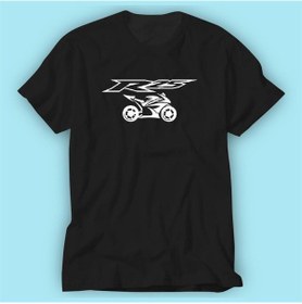 Resim R25 Siyah Baskılı Logo Tshirt Modeli 