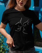 Resim Mesafe Kadın Tişört 