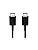 Resim Samsung uyumlu USB Type-C - USB Type-C Kablo Type c kablo Siyah 