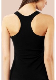 Resim Kadın Siyah 2'li Paket Likralı Pamuk Sporcu Atlet Siyah 