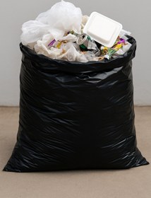 Resim Özkan Ambalaj Temizlik 10 Adet Endüstriyel 80 x 110 Cm Jumbo Siyah Kulpsuz Poşet ( Moloz Eşya Çöp Taşıma Poşeti ) 