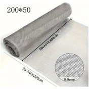 Resim Dashanshop Gümüş Gri 50x200 Paslanmaz Çelik Elek: Bahçe, Havuz Ve Ev İçin Çok Amaçlı 