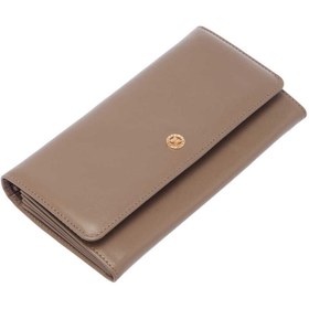 Resim Bej Deri Kadın Cüzdan - S1CB00005584-J38 