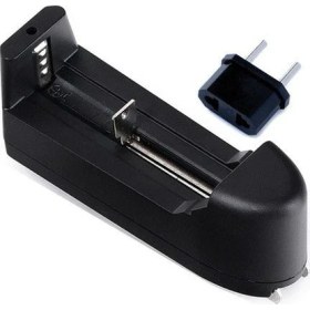 Resim Umut Bilişim 18650 18500 16340 14500 CR123 26650 Pil Için Tekli Pil Şarj Aleti 18650 Pil Pil Şarj Cihazı 220 Volt 