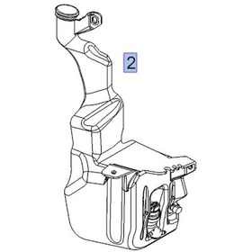 Resim Opel Astra H Silecek Su Bidonu (Far Yıkamalı) 