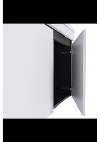 Resim Teta Home Tokyo 80 Cm Mdf Banyo Dolabı Seti Antrasit - Beyaz 