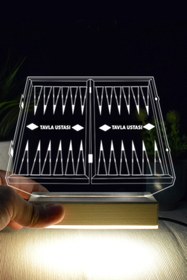 Resim Genel Markalar Tavla Ustası Tasarımlı 3d Led Lamba 