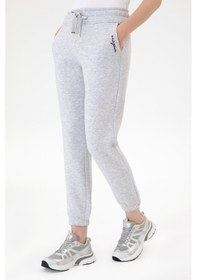 Resim U.S. Polo Assn. Kadın Açık Gri Şardonlu Jogger Eşofman Altı 50313581-VR001 