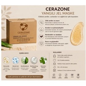 Resim Yangılı Jel Maske Kızarıklık Karşıtı Yatıştırıcı Ve Gözenek Arınd 