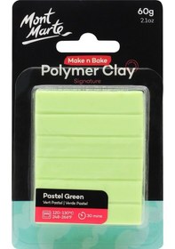 Resim Mm Make N Bake Polimer Kil Signature 60g - Pastel Green 