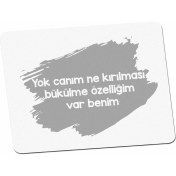 Resim Panorama Ajans Komik Sözlü Bükülme Özelliği Mouse Pad 