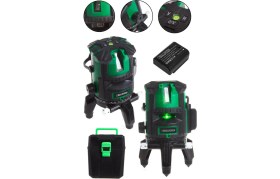 Resim Bulldozer Şarjlı Otomatik Hizalamalı 360 Derece Lazer Hizalama Yatay Dikey Çok Fonksiyonlu 1 mm 1.5 M hizalama Hassasiyeti 