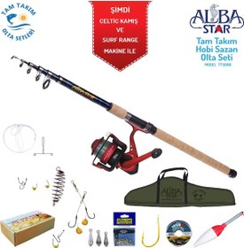 Resim Albastar Tam Takım Hobi Sazan Olta Seti Tts006 300Cm-Standart 