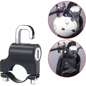 Resim AyrStore Sunup SN-24295 22-26MM Universal Motosiklet Kask Kilidi 