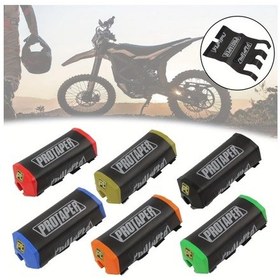 Resim Turcoshop11 Profesmotor Off-road Motorcycle Siyah Göğüs Koruyucu Süngerli Çapraz Bar Pedi Yz250f Yz450f 