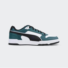 Resim Puma RBD Game Low Erkek PUMA White-Black-Malachite Spor Ayakkabı - 386373 21 