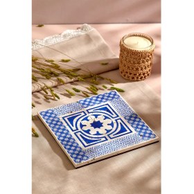 Resim Mavi Çini Traverten Nihale 