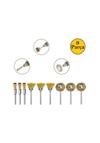 Resim Venoa Vp3090 Mikro Prinç Pimli Sert Fırça Seti 9 Parça 