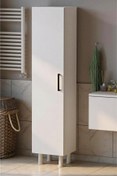 Resim Koordinat Mobilya 5 Raflı Banyo Boy Dolabı Beyaz 5 Raflı Banyo Boy Dolabı Beyaz 