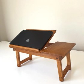 Resim Kutu Detaylı Katlanabilir Ayarlanabilir Portatif Tablet Laptop Sehpa Çalışma Kahvaltı Masası 