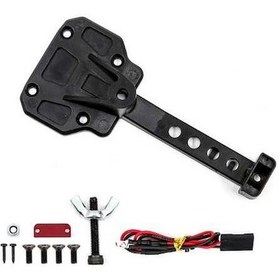 Resim Flybuy Yedek Wrangler Ve Scx10 Rc Mufunye Metal Led Lastik Jeep Iıı İçin Aydınlatma Askısı Araç 1/10 Dp 