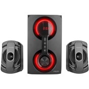 Resim MD-221BT 2 1 40W Siyah USB TF Cart FM Bluetooth Hoparlör Mikado