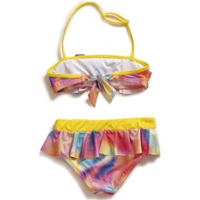 Resim Endeep Kız Çocuk Volanlı Desenli Bikini Takımı-pembe Pembe 