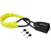 Resim Besthome1 Özelleştirilebilir Çelik Kablolu Direksiyon Kilidi - 3 Anahtarlı, Sarı, Logo/kılavuz Seçeneği 