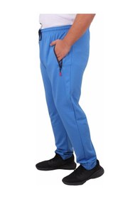 Resim Moc Grande Mocgrande Büyük Beden Classic Eşofman Altı Fermuarlı Cep 22500 Saks-Saks Saks Mavi 