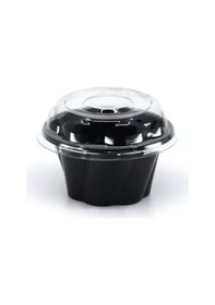 Resim Plastik Dondurma Kasesi Bombe Kapak - 50 Adet 