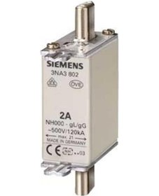 Resim Siemens 3Na3822 Steatit Seramik Gövdeli Nh Bıçaklı Sigorta Buşonu 63A Boy 000 Genişlik 21Mm 