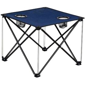 Resim Katlanır Kamp Masası Piknik Balıkçı Masası 47 Cm Lacivert 