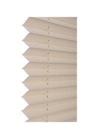 Resim Plise Dekor Krem Plise Perde - Cam Balkon Perdesi Vidalı Sistem 