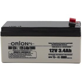 Resim Orion 12v 3.4ah Bakımsız Kuru Akü - 