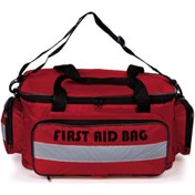 Resim Devix İlk Yardım Çantası Acil Müdahale Çantası Ambulans Att Travma Asm Omuz Çantası Kırmızı Renk 