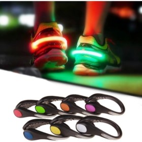 Resim gaman Ayakkabıya Takılan Parlak Ledli Outdoor Işığı Gece Led Uyarı Işığı - Bisikletçiler Ve Sporcular Için 