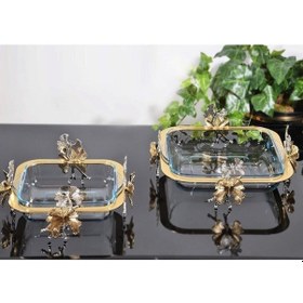 Resim Atabey Home Kelebek Ayaklı Kare Borcam Set 
