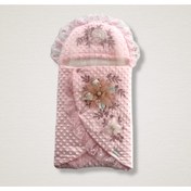 Resim Kundak Kruvaze Üç Gül Bahçesi Kız Bebek Klasik Pembe Ps9903, 2-knd 45203-02 
