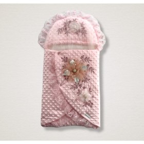 Resim Kundak Kruvaze Üç Gül Bahçesi Kız Bebek Klasik Pembe Ps9903, 2-knd 45203-02 
