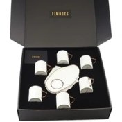 Resim Limoges Bronz 6 Kişilik Kahve Takımı 85CC 
