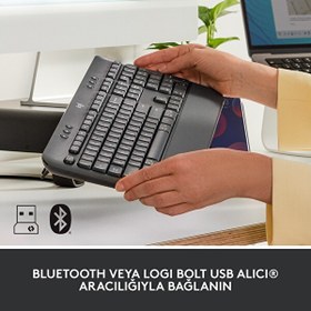 Resim Logitech Signature K650 920-010919 Bilek Destekli Kablosuz Grafit Q Klavye 