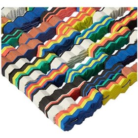 Resim Yıldızan PML1001 Geri Dönüştürülmüş Parmak Arası Kapı Paspası, Tek Boyut, Çok Renkli 1178227 