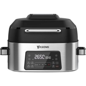 Resim Y75 2 In 1 Airfryer Grill Combo Fritöz ve Izgara 6 L (Yasomi Türkiye Garantili) 