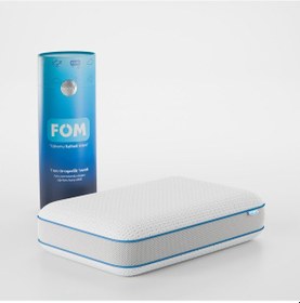 Resim FOM Tombik Full Ortopedik Masaj Etkili Konforlu Visco Yastık, Ortopedik 60 x 40 x 13 Beyaz 