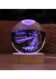 Resim Frozen 3d Boyutlu Kristalleşmiş Cam Işıklı Büyük Boy Küre 
