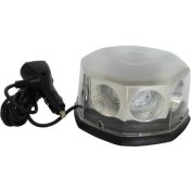 Resim Drs Tuning Miknatisli Tepe Lambasi Cree Ledli Yuvarlak Kirmizi Mavi 12V / LAIK110 