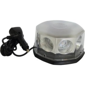 Resim Drs Tuning Miknatisli Tepe Lambasi Cree Ledli Yuvarlak Kirmizi Mavi 12V / LAIK110 