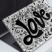 Resim Love Doodle Notebook Sticker, Laptop sticker,, Hp Sticker, Asus Sticker, 15.6 inç Sticker 