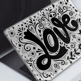 Resim Love Doodle Notebook Sticker, Laptop sticker,, Hp Sticker, Asus Sticker, 15.6 inç Sticker 