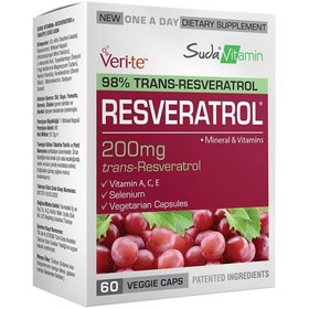 Resim Suda Vitamin Resveratrol 200mg 60 Kapsül 